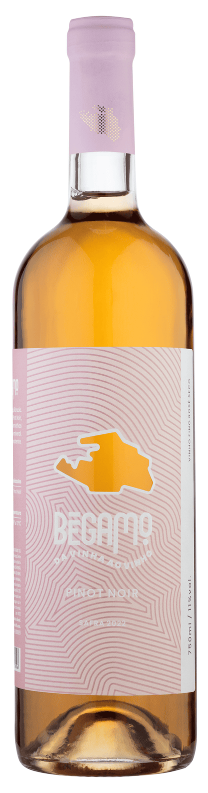 Vinho Rosé Pinot Noir Bégamo - Vinícola Cavalleri